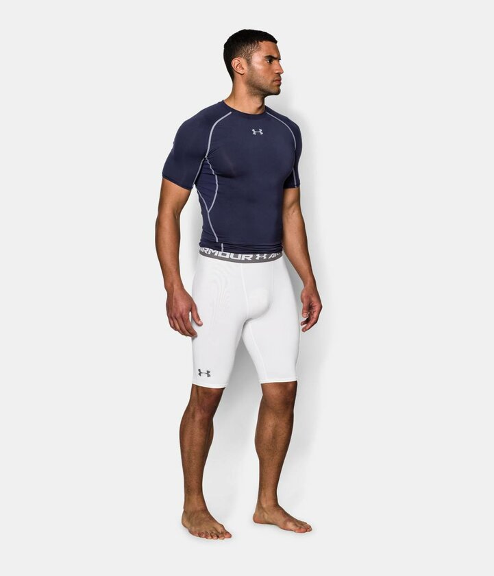 UA HG ARMOUR LONG COMP SHORT Šortky