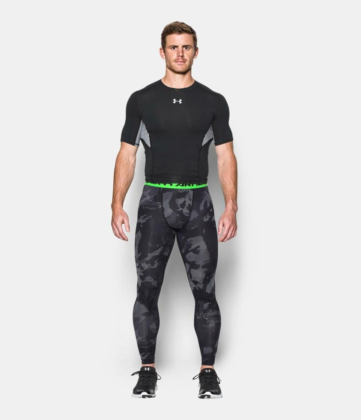 UA HG Armour Printed Legging Kompresné legíny